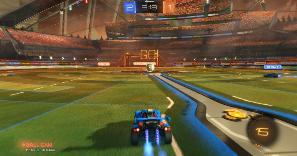 rocket league gameplay